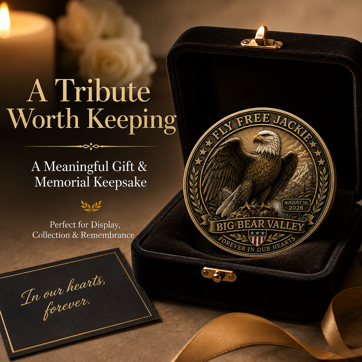 š¦
Fly-Free-Jackie Memorial Challenge Coin