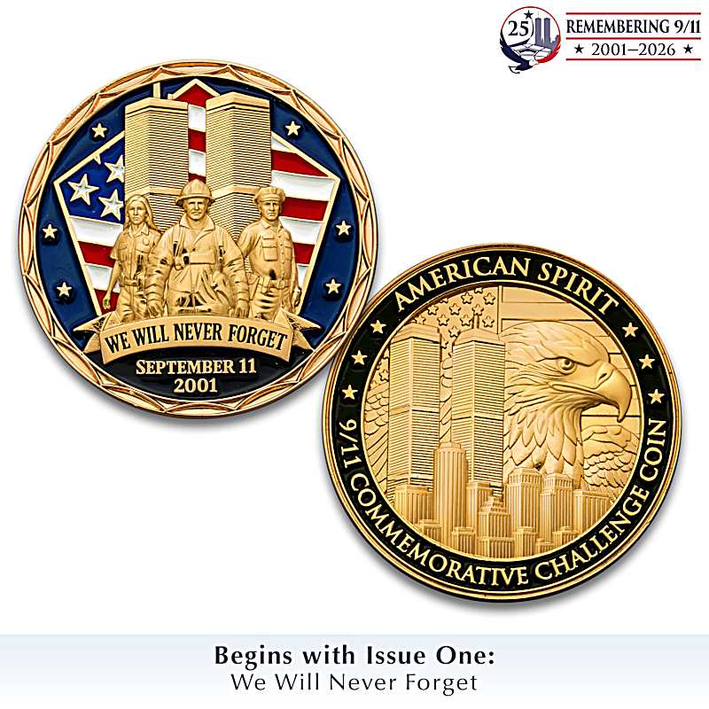 9/11 First Responder Challenge Coins