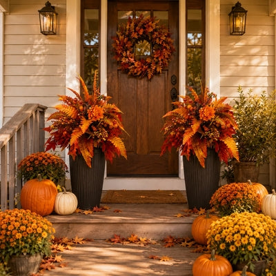 ๐ฅHot Sale 50% Off ๐ Autumn Harvest Floral Garden Stake Arrangement