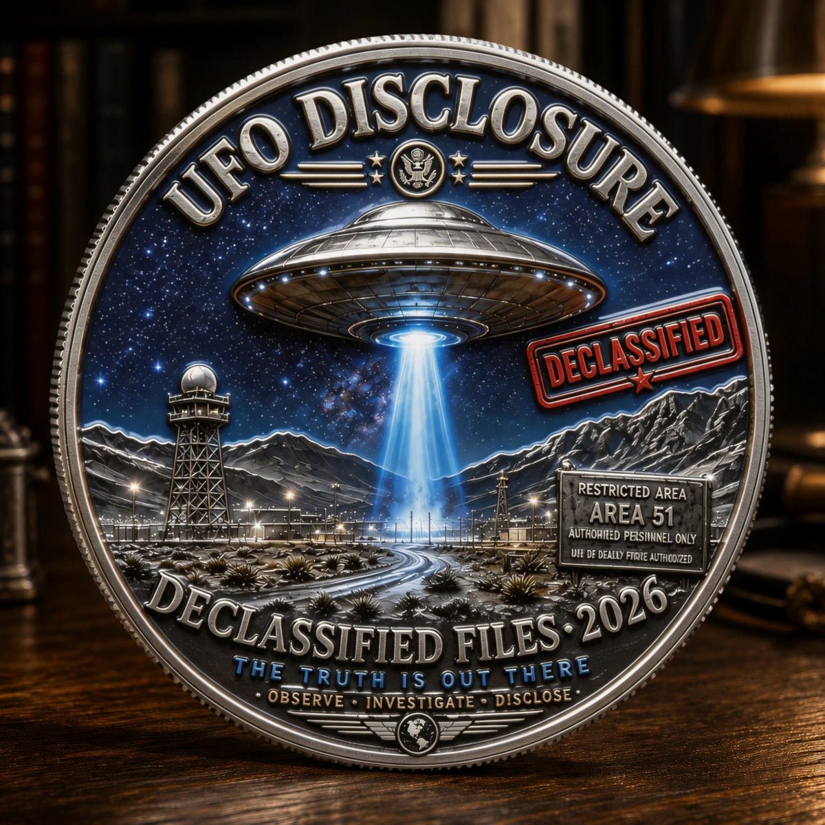 Last Day 49% OFF🔥UFO Disclosure 2026 Commemorative Coin 🌌