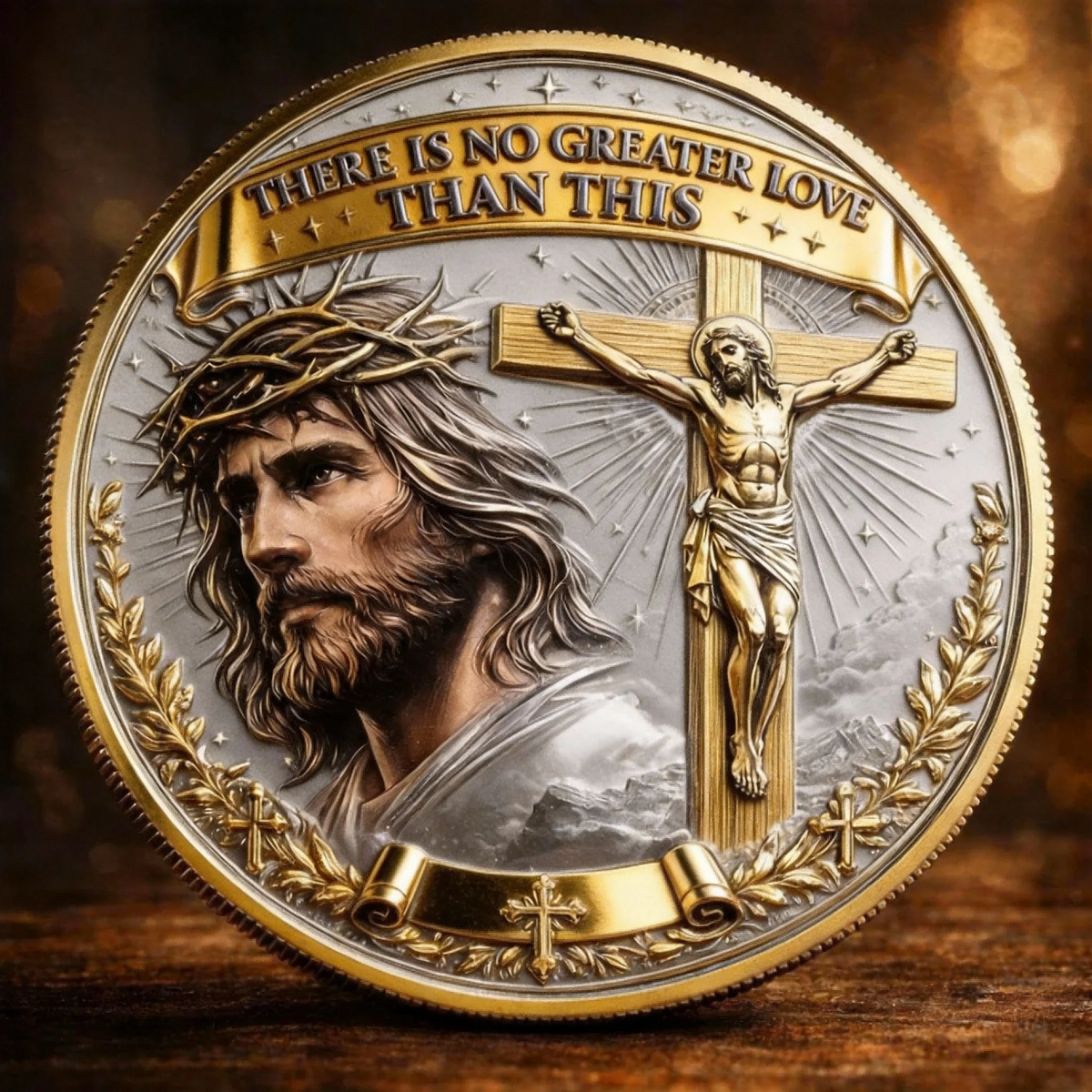 🏆LAST DAY 70% OFF - 🙏🏻“No Greater Love” Resurrection Commemorative Coin（🎁A gift that can be kept for a long time）