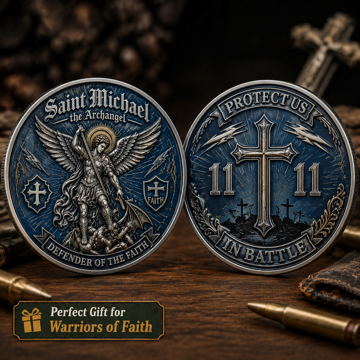 ST. MICHAEL — CARRY A REMINDER OF PROTECTION, COURAGE & FAITH