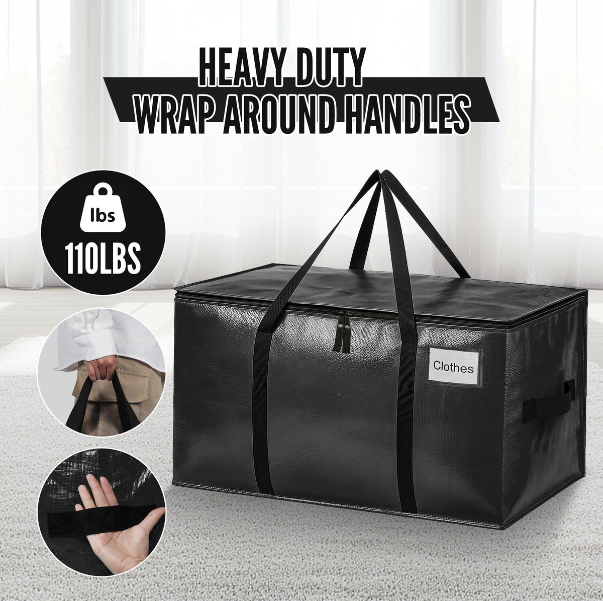 No More Broken Boxes – Extra Heavy-Duty Moving Bags That Hold Up to 60 lbs📦
