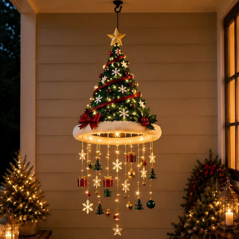 🔥HOT SALE 50% OFF🎅 Santa Hat Hanging Chandelier 🎄