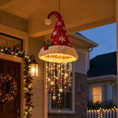 🔥HOT SALE 50% OFF🎅 Santa Hat Hanging Chandelier 🎄