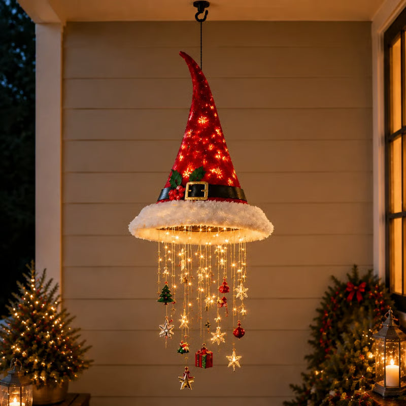 🔥HOT SALE 50% OFF🎅 Santa Hat Hanging Chandelier 🎄