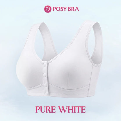 Posy Bra - Front Closure Breathable Cotton Lifting Bra for Seniors