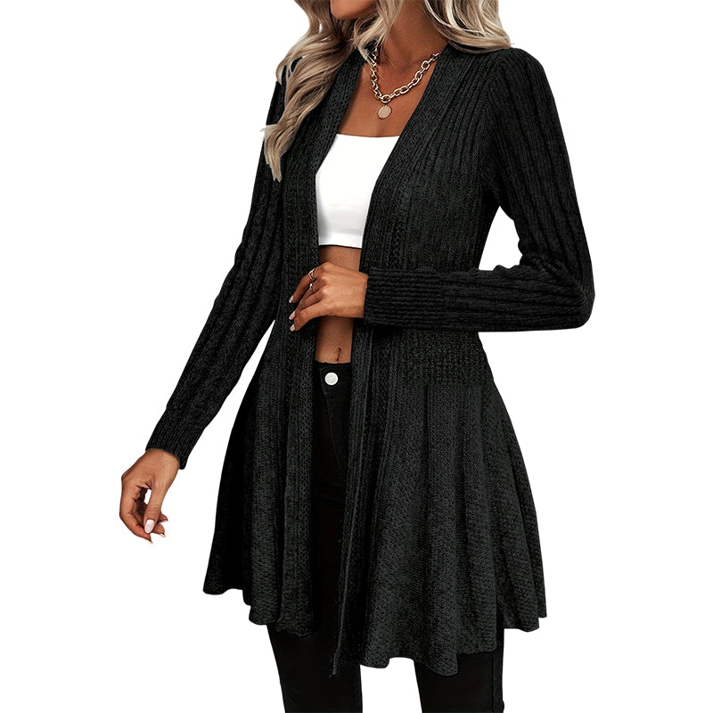🌸LAST DAY SALE ONLY 32.99!!🌻🧥Women's Soft Knit Open-Front Cardigan – Elegant & Easy to Layer