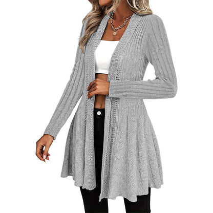 🌸LAST DAY SALE ONLY 32.99!!🌻🧥Women's Soft Knit Open-Front Cardigan – Elegant & Easy to Layer